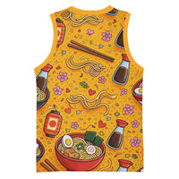 Kawaii Ramen Cute Anime Dog Corgi Basketball Jersey Japanese Noodles