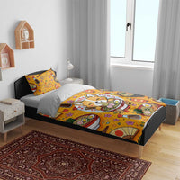 Kawaii Ramen Cute Anime Dog Corgi Bedding Set Japanese Noodles