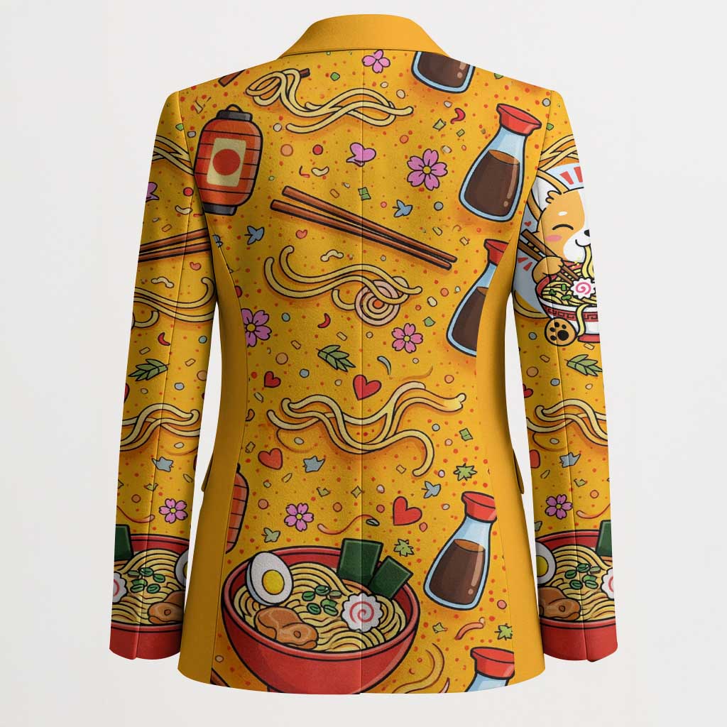 Kawaii Ramen Cute Anime Dog Corgi Blazer Japanese Noodles