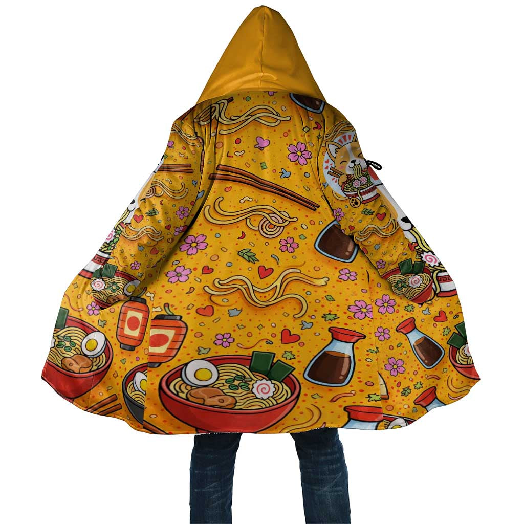 Kawaii Ramen Cute Anime Dog Corgi Cloak Japanese Noodles