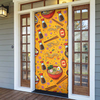 Kawaii Ramen Cute Anime Dog Corgi Door Cover Japanese Noodles