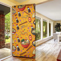 Kawaii Ramen Cute Anime Dog Corgi Door Cover Japanese Noodles