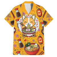 Kawaii Ramen Cute Anime Dog Corgi Hawaiian Shirt Japanese Noodles