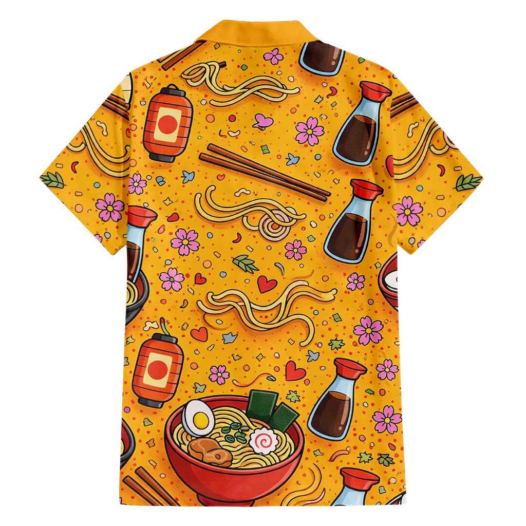 Kawaii Ramen Cute Anime Dog Corgi Hawaiian Shirt Japanese Noodles