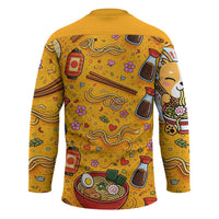 Kawaii Ramen Cute Anime Dog Corgi Hockey Jersey Japanese Noodles