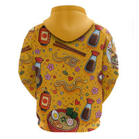 Kawaii Ramen Cute Anime Dog Corgi Hoodie Japanese Noodles