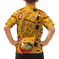 Kawaii Ramen Cute Anime Dog Corgi Kid Hawaiian Shirt Japanese Noodles