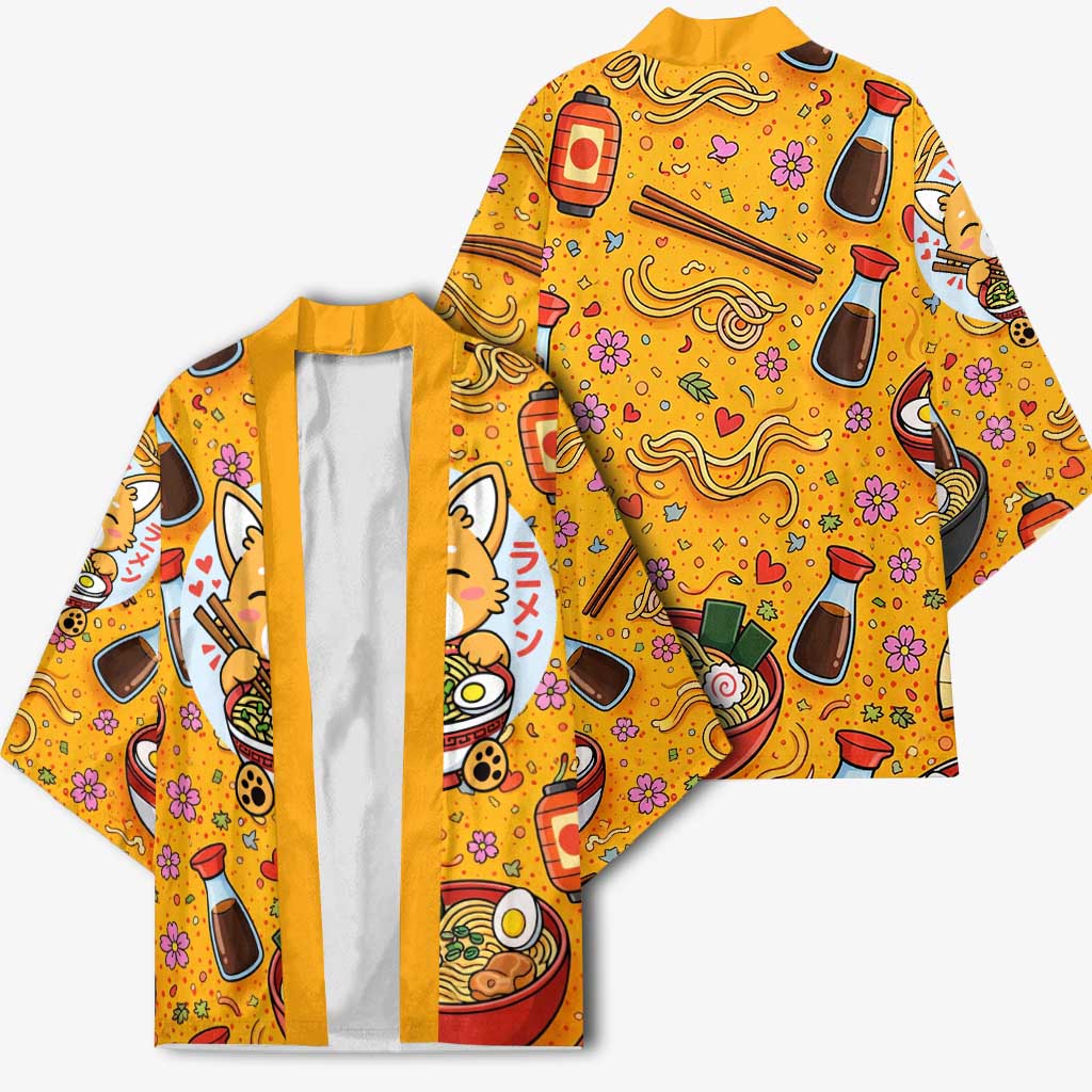 Kawaii Ramen Cute Anime Dog Corgi Kimono Japanese Noodles