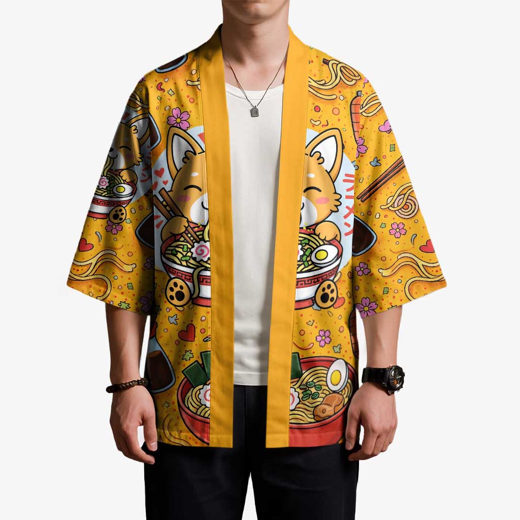 Kawaii Ramen Cute Anime Dog Corgi Kimono Japanese Noodles