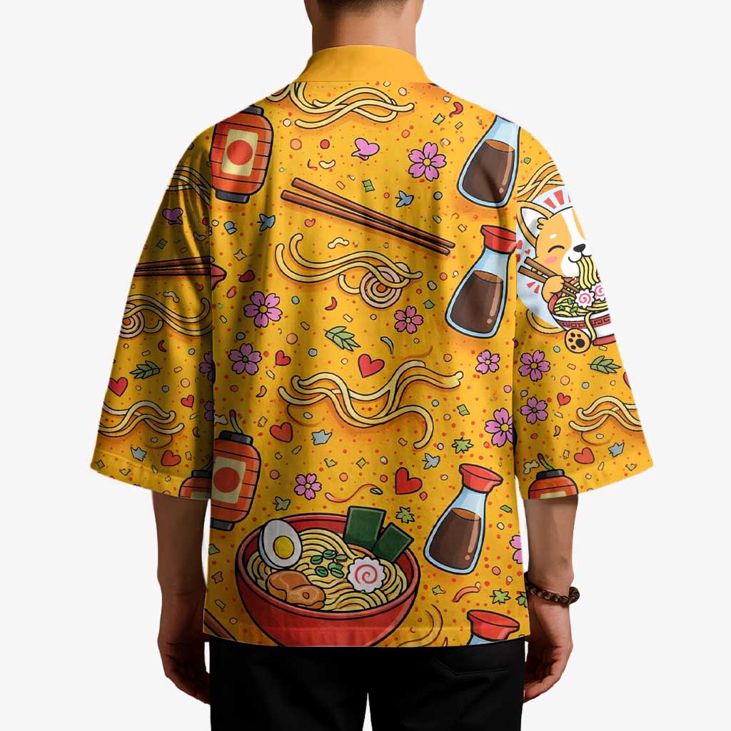 Kawaii Ramen Cute Anime Dog Corgi Kimono Japanese Noodles