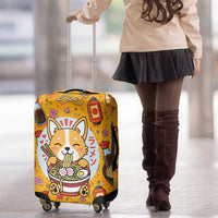 Kawaii Ramen Cute Anime Dog Corgi Luggage Cover Japanese Noodles