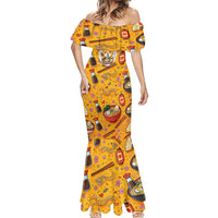 Kawaii Ramen Cute Anime Dog Corgi Mermaid Dress Japanese Noodles