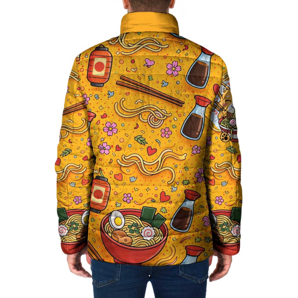 Kawaii Ramen Cute Anime Dog Corgi Padded Jacket Japanese Noodles