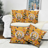 Kawaii Ramen Cute Anime Dog Corgi Pillow Cover Japanese Noodles