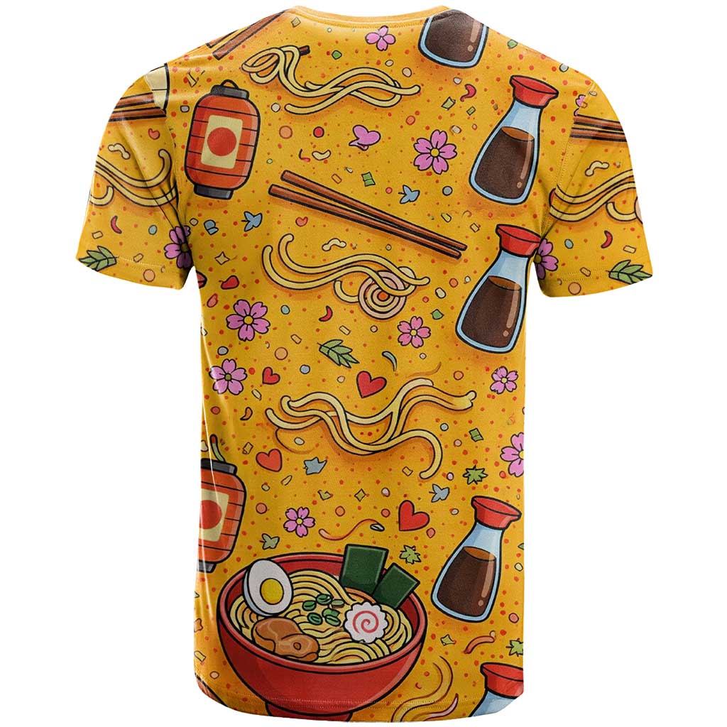 Kawaii Ramen Cute Anime Dog Corgi T Shirt Japanese Noodles