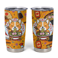 Kawaii Ramen Cute Anime Dog Corgi Tumbler Cup Japanese Noodles