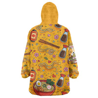 Kawaii Ramen Cute Anime Dog Corgi Wearable Blanket Hoodie Japanese Noodles