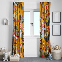 Kawaii Ramen Cute Anime Dog Corgi Window Curtain Japanese Noodles