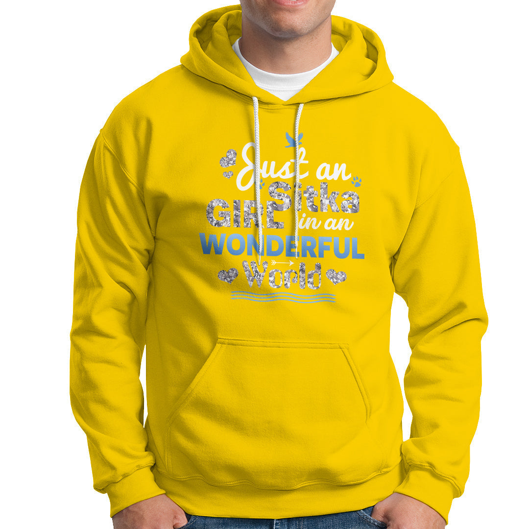 Sitka Girl Hoodie In An Wonderful World - Wonder Print Shop