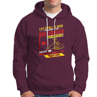 Auctioneer Hoodie Life Is Full Of Risks - Wonder Print Shop