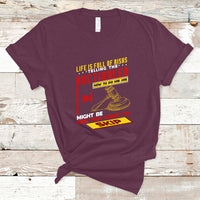 Auctioneer T Shirt Life Is Full Of Risks - Wonder Print Shop
