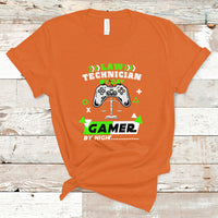 Law Technician T Shirt By Day Gamer By Night - Wonder Print Shop