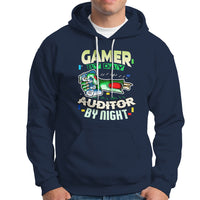 Night Auditor Hoodie Gamer By Day, Auditor By Night - Wonder Print Shop