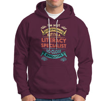 Literacy Specialist Hoodie Im Not Superwoman - Wonder Print Shop