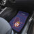 Serbia Car Mats with National Map and Coat of Arms Design in Blue Red Pattern