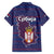 Serbia Family Matching Long Sleeve Bodycon Dress and Hawaiian Shirt with National Map and Coat of Arms Design in Blue Red Pattern