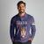 Serbia Long Sleeve Polo Shirt with National Map and Coat of Arms Design in Blue Red Pattern