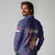 Serbia Long Sleeve Polo Shirt with National Map and Coat of Arms Design in Blue Red Pattern