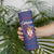 Serbia Skinny Tumbler with National Map and Coat of Arms Design in Blue Red Pattern