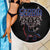 Serbia Beach Blanket with Wolf Head Graphic, Howling Wolf, and National Flag Stripes