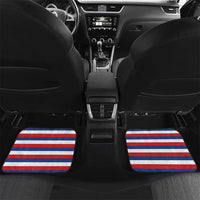 Serbia Car Mats with Wolf Head Graphic, Howling Wolf, and National Flag Stripes