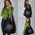 Serbia Grocery Bag with Wolf Head Graphic, Howling Wolf, and National Flag Stripes
