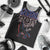 Serbia Men Tank Top with Wolf Head Graphic, Howling Wolf, and National Flag Stripes