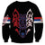 Serbia Sweatshirt with Wolf Head Graphic, Howling Wolf, and National Flag Stripes