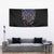 Serbia Tapestry with Wolf Head Graphic, Howling Wolf, and National Flag Stripes