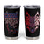 Serbia Tumbler Cup with Wolf Head Graphic, Howling Wolf, and National Flag Stripes