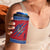 Serbia 4 in 1 Can Cooler Tumbler with Balkan Gray Wolf, Claw Marks, and Flag Sleeve Design