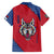 Serbia Hawaiian Shirt with Balkan Gray Wolf, Claw Marks, and Flag Sleeve Design