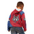 Serbia Kid Hoodie with Balkan Gray Wolf, Claw Marks, and Flag Sleeve Design