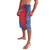 Serbia Lavalava with Balkan Gray Wolf, Claw Marks, and Flag Sleeve Design