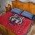 Serbia Quilt Bed Set with Balkan Gray Wolf, Claw Marks, and Flag Sleeve Design