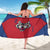 Serbia Sarong with Balkan Gray Wolf, Claw Marks, and Flag Sleeve Design