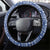 Serbia Steering Wheel Cover with Balkan Gray Wolf, Claw Marks, and Flag Sleeve Design