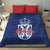 Serbia Flag Bedding Set with Double-Headed Eagle and National Coat of Arms Design