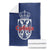 Serbia Flag Blanket with Double-Headed Eagle and National Coat of Arms Design
