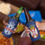 Serbia Flag 4 in 1 Can Cooler Tumbler with Double-Headed Eagle and National Coat of Arms Design